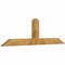 Ekena Millwork Portland Rough Sawn Timber Gable Bracket, Western Red Cedar, 84"W x 24"H x 4"D x 6"F, 7/12 Pitch GBW084X24X0406POR00RWR - alternate 5